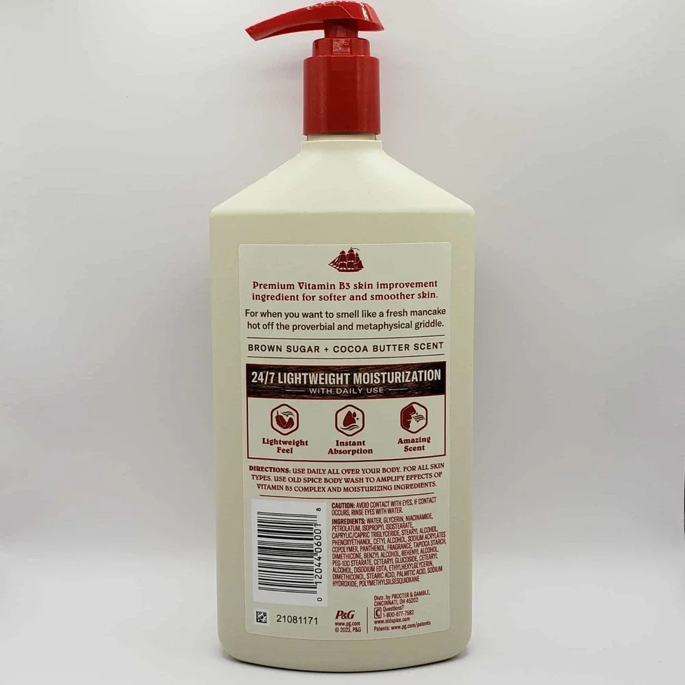 Old Spice Gentlemans Hand, Face and Body Hydrating Lotion All Skin Types 16oz